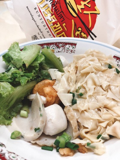 บะหมี่แบน น้ำ