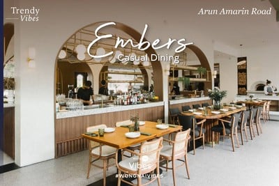 Embers ร้าน Pizza เตาถ่านเปิดใหม่ ได้เชฟ Johnny Liu จากร้าน OCKEN มารังสรรค์เมนู