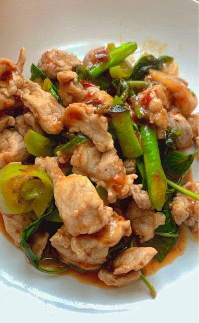หมูผัดพริกเผา