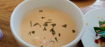ซุปครีมมันส์กุ้ง