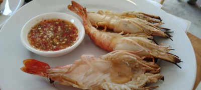 กุ้งแม่น้ำเผา