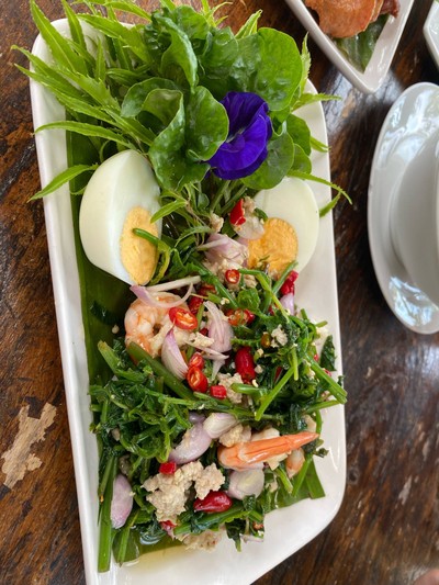 ยำผักกูด