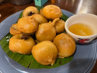 เห็ดหอมสดชุบแป้งทอด