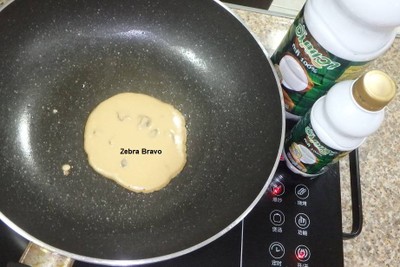 วิธีทำ แพนเค้กกะทิ 100%