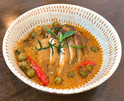 พะแนงไก่ย่าง