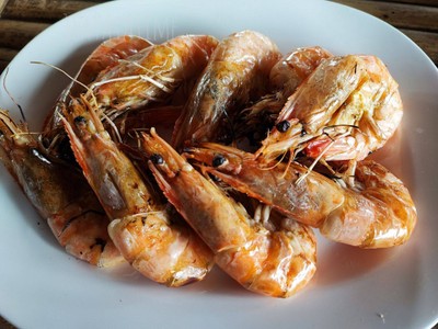 กุ้งเผา