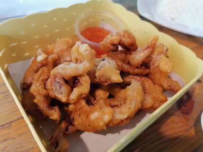 ปลาหมึกทอด