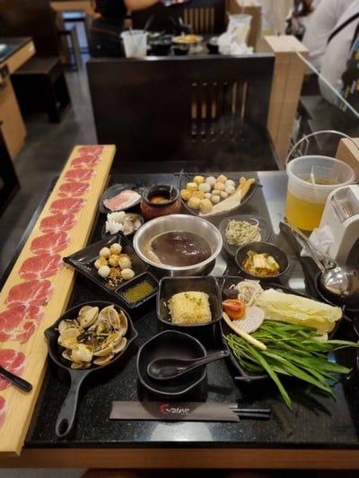 เมนูของร้าน Evaime Shabu Shabu สยามพารากอน