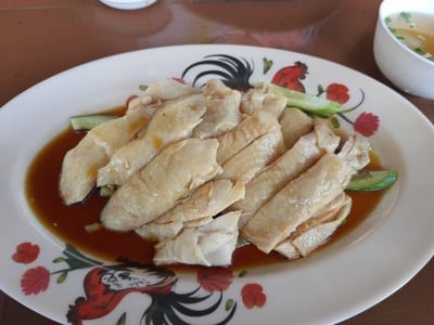ไก่สับจานใหญ่