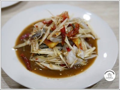 ส้มตำกุ้งสด