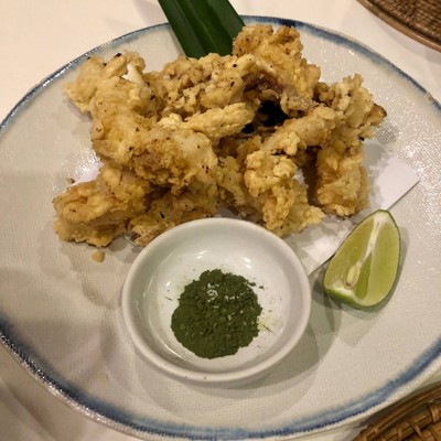 ปลาหมึกทอด