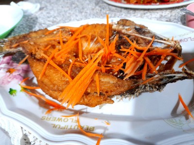 ปลากะพงทอดน้ำปลา