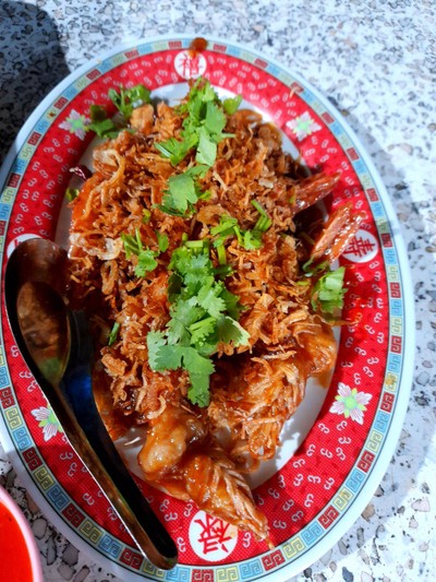 กุ้งซอสมะขาม