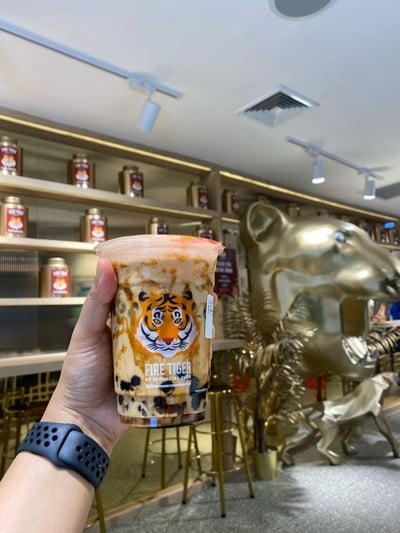 Black Sugar Tiger Milk Tea ชานมเสือ
