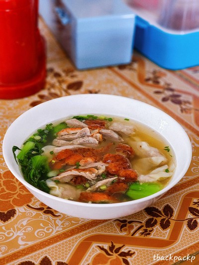 เกี๊ยวหมูน้ำ+เป็ดย่าง