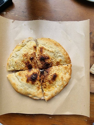 Turkish Bread Lamb Mozzarella