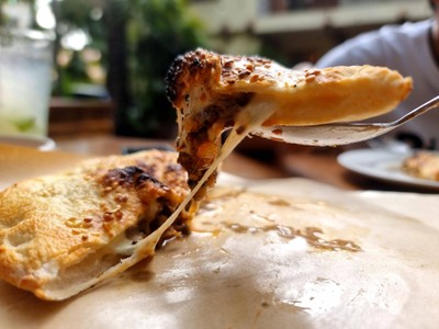 Turkish Bread Lamb Mozzarella