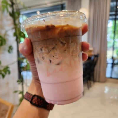 ลาเต้กุหลาบ