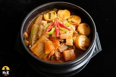 ซุปกิมจิผักรวมเต้าหู้ไข่ ซุปกิมจิผักรวมเต้าหู้ไข่