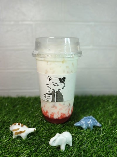 Funny cat coffee กาแฟสด,ชา,นม,ขนมปังปิ้ง