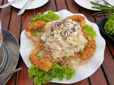 สลัดกุ้งรังผึ้ง