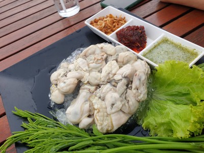 หอยนางรมสด