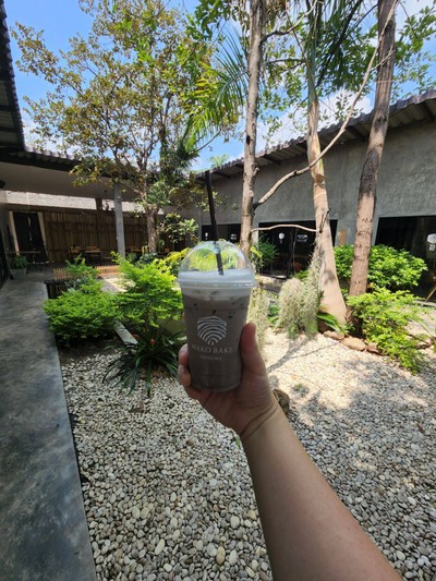 โฮจิฉะลาเต้เย็น