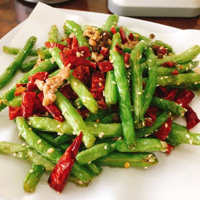 ผัดถั่วแขก