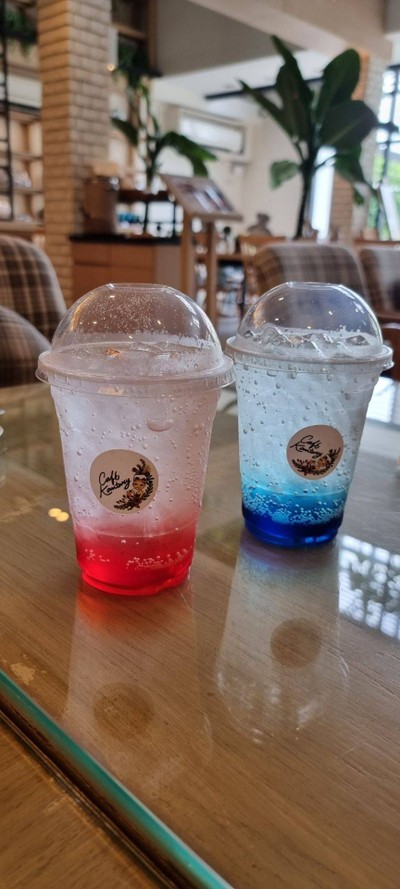 BLUE CURACAO ITALIAN SODA