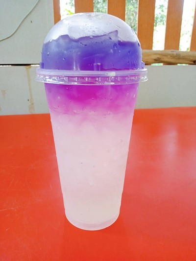 น้ำมะนาวอัญชัญ