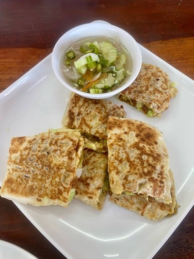 เมนูของร้าน โรตีบางนรา ณ กระบี่