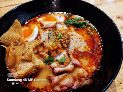 บะหมี่ต้มยำน้ำข้น