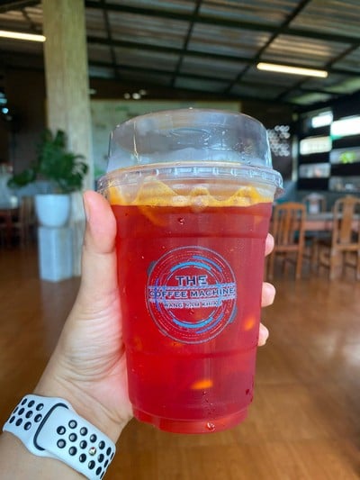เมนูของร้าน The Coffee Machine Wang Nam Khiao ร้านเจ๊แตงวังน้ำเขียว