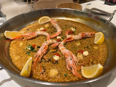 Paella langouste