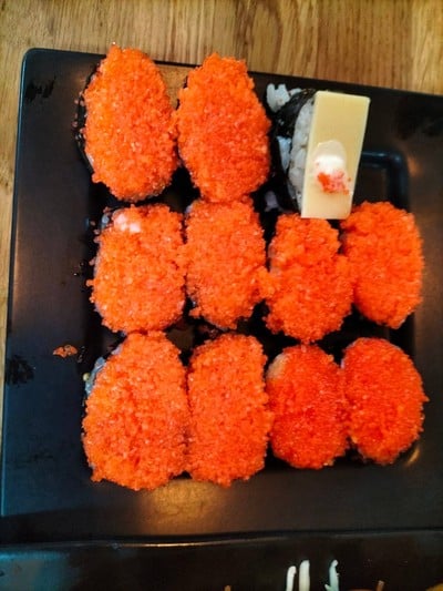 เมนูของร้าน อรทัย ซูชิวังหลัง ตรงข้ามตลาดพรานนก