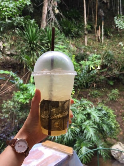 น้ำผึ้งผสมมะนาวเย็น