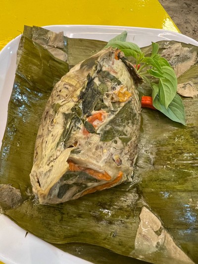 หมกหัวปลีไก่