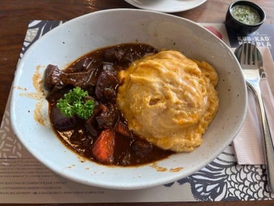 ข้าวไข่ข้นสตูว์ลิ้นวัว