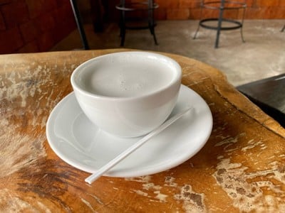 นมวนิลาร้อน