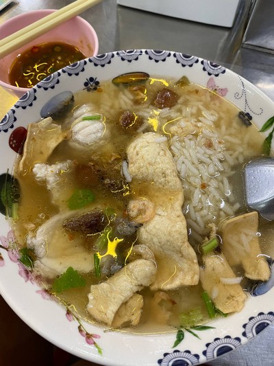 ข้าวต้ม-เนื้อปลาเก๋า