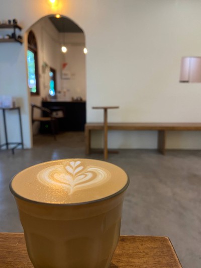 ลาเต้ร้อน