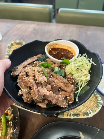 เมนูของร้าน ตะบันตำ ตำถาดบันลือโลก ปิ่นเงินพลาซ่า
