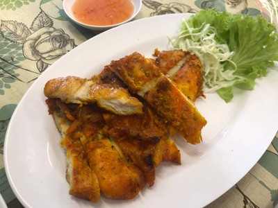 ไก่ย่างครึ่งตัวโปร