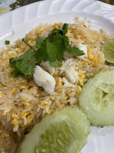 ข้าวผัดปู เนื้อก้ามอ่อน (จานเล็ก)