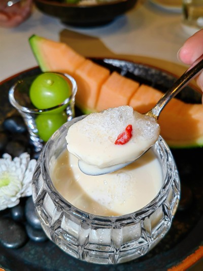 Lotus Seed jasmine Tea Pudding