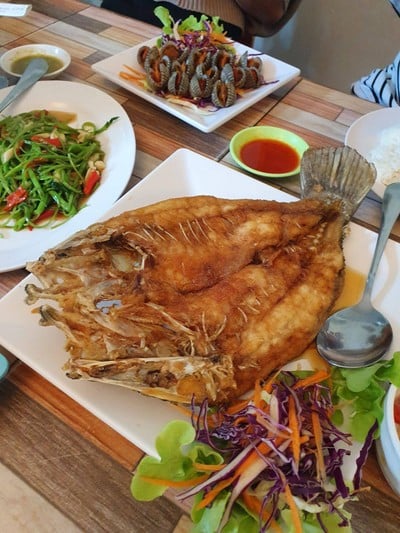 กะพงทอดน้ำปลา