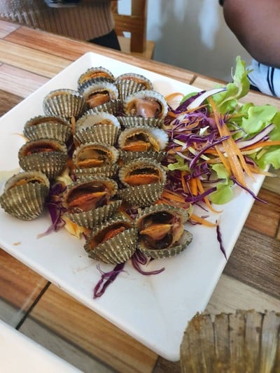 หอยแครงลวก (สุกกลาง)