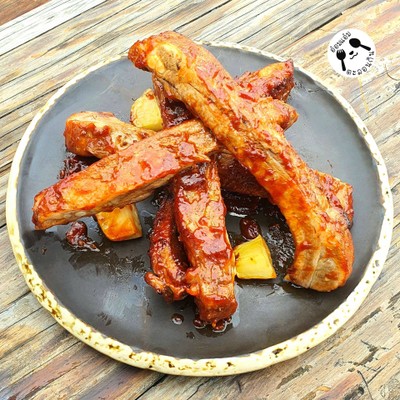 ซี่โครงหมูใหญ่มาก