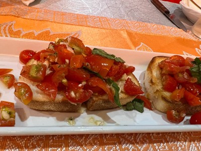 Bruschetta tomatoes