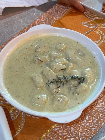 Gnocchi cream